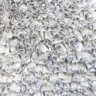 Petal White Shag Area Rug by Rug Studio