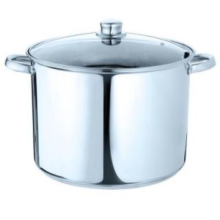 Ecolution Pure Intentions Stainless Steel 16 Qt. Stock Pot with Lid ESTL 4516