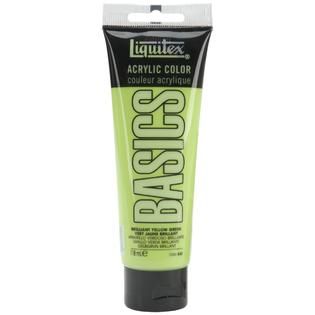 Reeves Liquitex Basics Acrylic Paint, Brilliant Yellow Green   Home