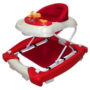 Dream On Me Dream On Me Dynamic 2 in 1 Walker and Rocker In Red   Baby
