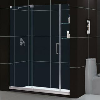 Dreamline Mirage 56 to 60 Frameless Sliding Shower Door, Clear 3/8