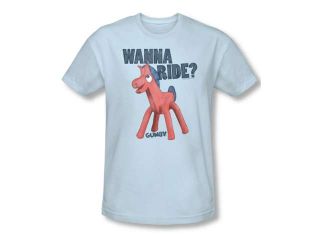 Gumby Wanna Ride Mens Slim Fit Shirt