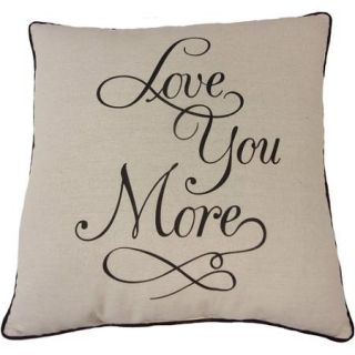 Mainstays Love You More Pillow
