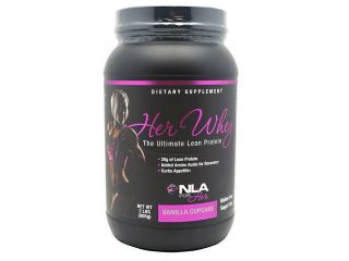 Her Whey, Vanilla Cupcake Flavor   2 lbs (905 Grams) by NLA for Her