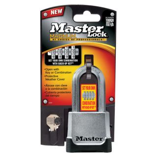 Master Lock Silver, Boron Carbide Steel Combination Padlock
