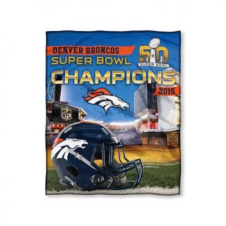 Super Bowl 50 Champions 50" x 60" Ultra Plush Throw by Northwest   Broncos   8044272