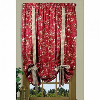 Ricardo Trading Climbing Roses Floral 63 Tie up Panel   Home   Home