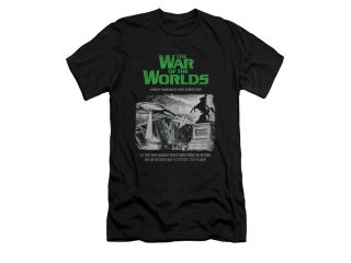 The War Of The Worlds Attack People Poster Mens Slim Fit Shirt