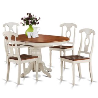 piece Oval Dining Table and 4 Dining Chairs   Shopping