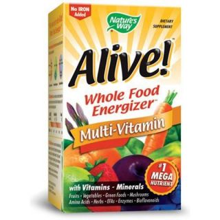 Alive! Whole Food Energizer (No added Iron) Nature's Way 90 Tabs