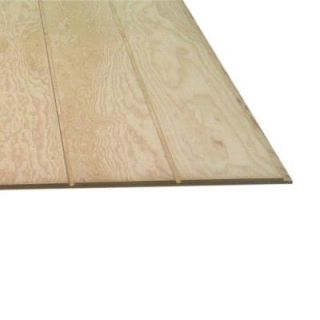 Plywood Siding Panel T1 11 8 IN OC (Common: 5/8 in. x 4 ft. x 10 ft.; Actual: 0.593 in. x 48 in. x 120 in.) 705984