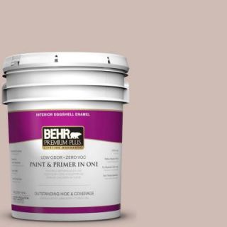 BEHR Premium Plus 5 gal. #N150 2 Smokey Pink Eggshell Enamel Interior Paint 240005