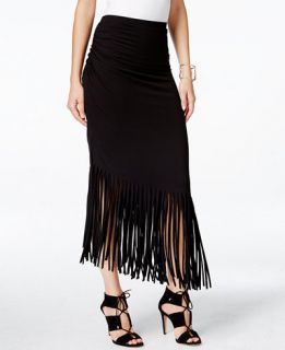 INC International Concepts Fringe Maxi Skirt, Only at   Skirts