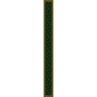 Milliken Green Tufted Runner (Common: 2 ft x 22 ft; Actual: 2.333 ft x 40.333 ft)