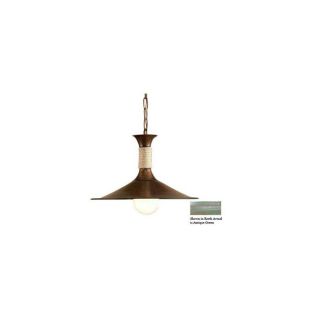 Lustrarte 15 3/4 in W Cordas Antique Green Pendant Light