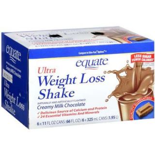 Equate Ultra Weight Loss Shake, Chocolate, 66 fl oz