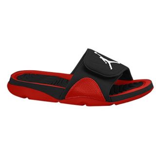 Jordan Hydro 4   Boys Grade School   Casual   Shoes   Black/Gym Red/White