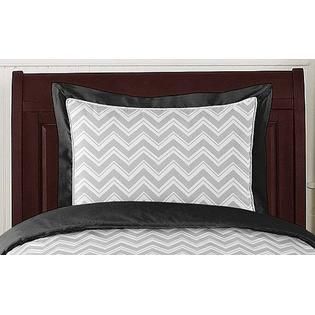 Sweet Jojo Designs  Zig Zag Black and Gray Collection 5pc Toddler