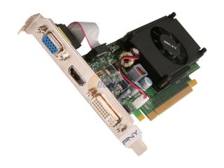 PNY GeForce 210 DirectX 10.1 VCGG2105XXB 512MB 64 Bit DDR2 PCI Express 2.0 x16 HDCP Ready Video Card