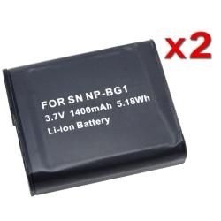 INSTEN Sony NP BG1/ NP FG1 Cybershot Camera Battery (Pack of 2