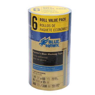 Blue Hawk 1.41 in x 180 ft Trim Painters Tape