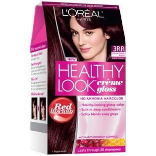 Oreal Creme Gloss Vibrant Darkest Auburn 3RR Hair Color 1 KT BOX
