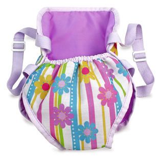Cozy Carrier for Dolls   Floral Print   Toys & Games   Dolls