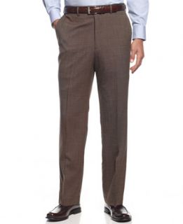 Louis Raphael Dress Pants 100% Wool Endless Comfort Stretch Sharkskin