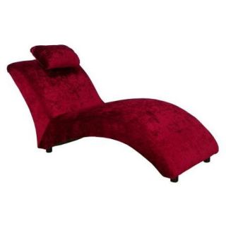 Chelsea Home Blaine Chaise Lounge   Red