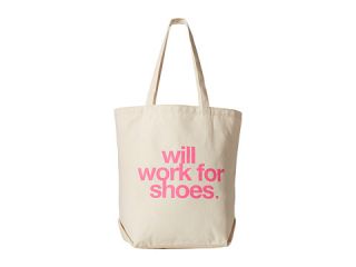 Dogeared Will Work For Shoes Big Tote Canvas Pink