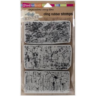 Stampendous Andy Skinner Cling Stamp 5x7 Sheet  Industrial Set