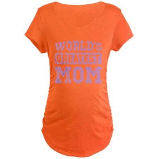 CafePress Maternity World's Greatest Mom Vintage T Shirt