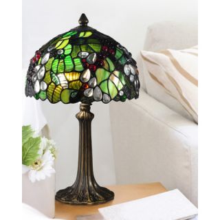 Dale Tiffany Tioga 16.3 H Table Lamp with Bowl Shade