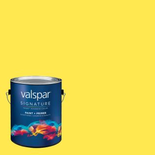 Creative Ideas for Color by Valspar Gallon Size Container Interior Satin Pre Tinted Gala Gold Latex Base Paint and Primer in One (Actual Net Contents: 122.29 fl oz)