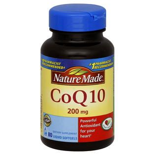 Nature Made  CoQ10, 200 mg, Liquid Softgels, 80 softgels