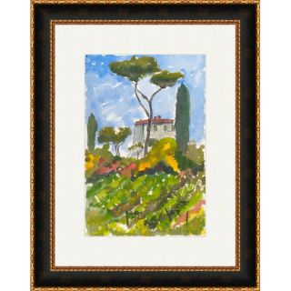 Country French House On A Hill by Pat Ryan Framed Painting Print by