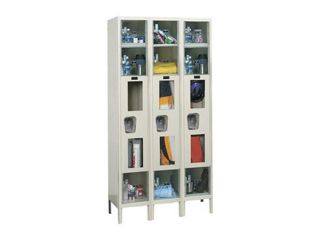 Unassembled ADA Locker, W 12, D 18, Parchment