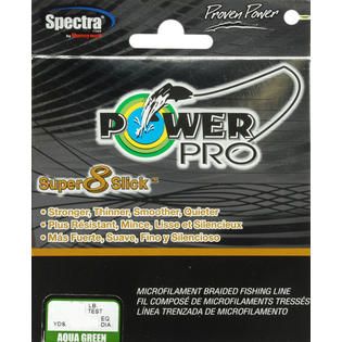 Power Pro Super 8 Slick 300 yds. Aqua Green   20 lb. Test   Fitness