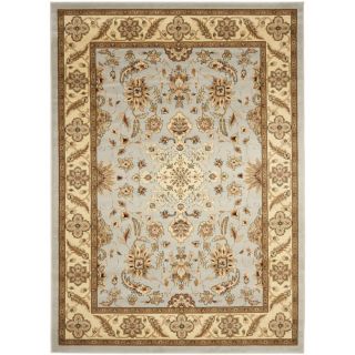 Safavieh Lyndhurst Rectangular Gray Floral Woven Area Rug (Common: 9 ft x 12 ft; Actual: 8.91 ft x 12 ft)