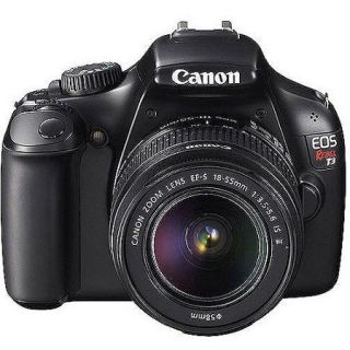 Canon EOS Rebel T3 Black 12.2MP DSLR Camera, EF S 18 55mm 1:3.5 5.6 IS II Lens, 2.7" LCD, EOS Full HD Movie Mode
