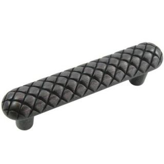 MNG Hardware 3 in. Oil Rubbed Bronze Quilted Pull 15013