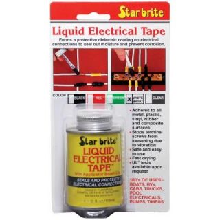 Star Brite 4 oz. Liquid Electrical Tape   White 084107N