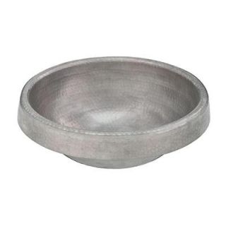 Thompson Traders Handmade Vessel Sink with Apron in Brushed Nickel MP