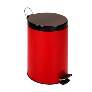 Honey Can Do 12L Step Trash Can, Red   Home   Kitchen   Kitchen