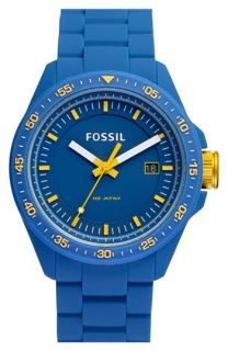 Fossil Decker Silicone Watch, 45mm