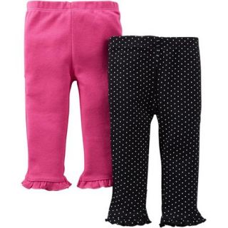 Child of Mine by Carter's Newborn Baby Girl Pants, 2 Pack
