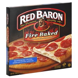 Red Baron Pizza, Fire Baked, Pepperoni, 19.86 oz (1 lb 3.86 oz) 563 g