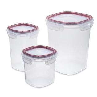 Rubbermaid Lock Its Canisters, Modular, 3 containers   Home   Kitchen