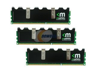 Mushkin Enhanced Blackline 6GB (3 x 2GB) 240 Pin DDR3 SDRAM DDR3 1600 (PC3 12800) Desktop Memory Model 998782