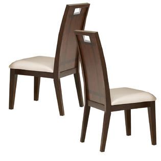 Oxford Creek  Side Chairs in Dark Cherry (Set of 2)
